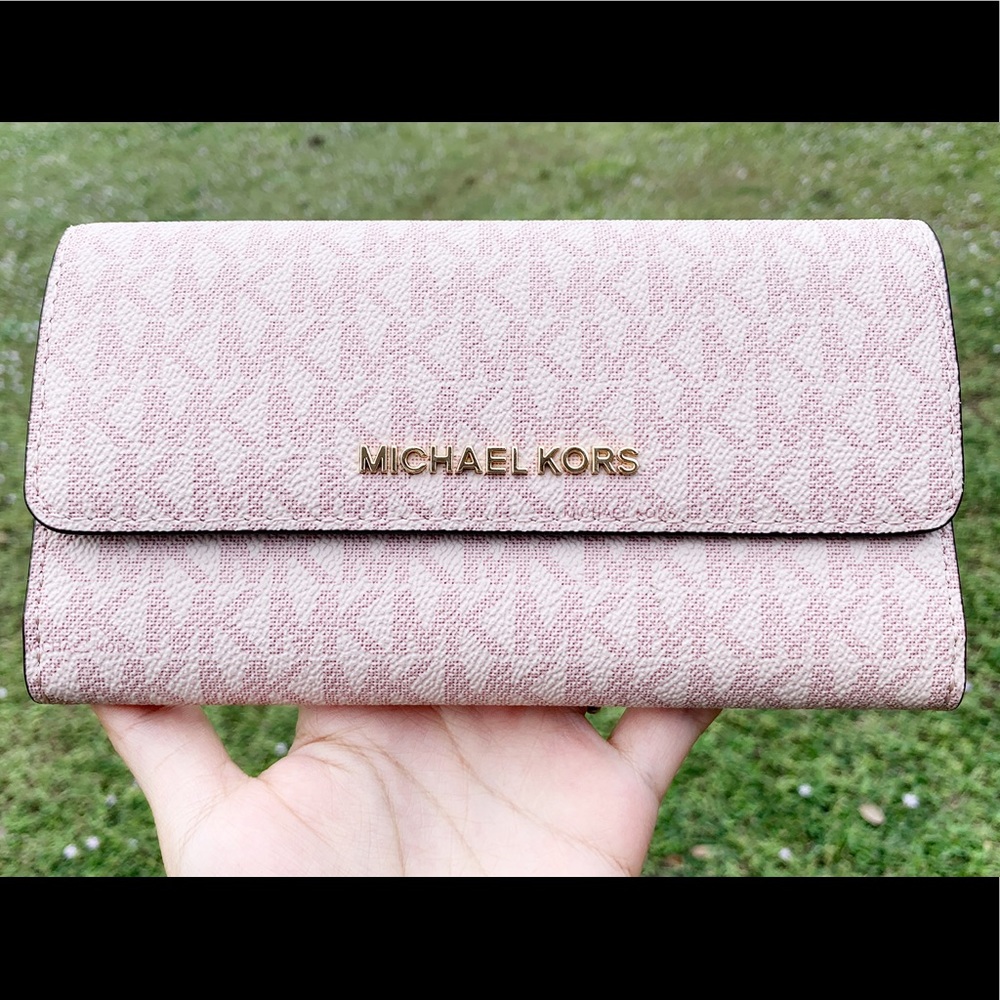 Gaby’sBags👜💕-Michael Kors Large Trifold Wallet - Picture 2 of 4